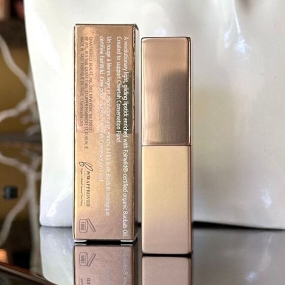 Ltd Edition Chantecaille Cheetah Lip Veil Lipstick Desert Lily Earthy Pink Nude - Picture 7 of 12